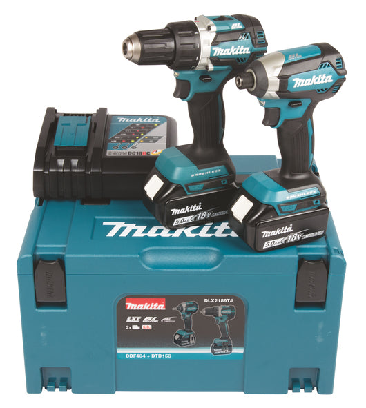 Makita Combokit 5 Ah DLX2189TJ 18V