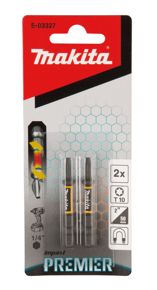 Makita Torsionsskruvbit Impact Premier Torx 2-pack