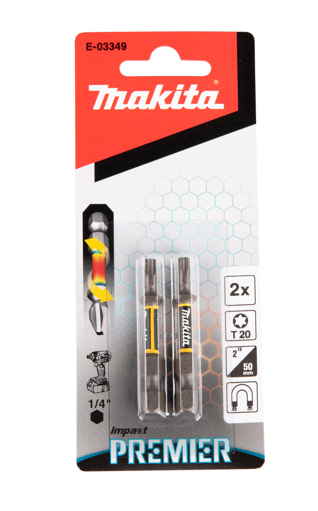 Makita Torsionsskruvbit Impact Premier Torx 2-pack