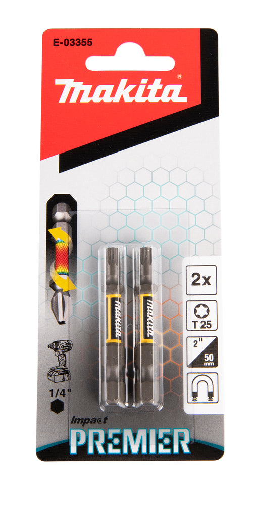 Makita Torsionsskruvbit Impact Premier Torx 2-pack