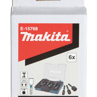 Makita Impact Black Hyllsset 1/4" 6-delar - E-15768