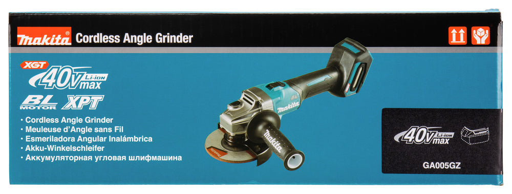 Makita Vinkelslip XGT 40V - GA005GZ Naken