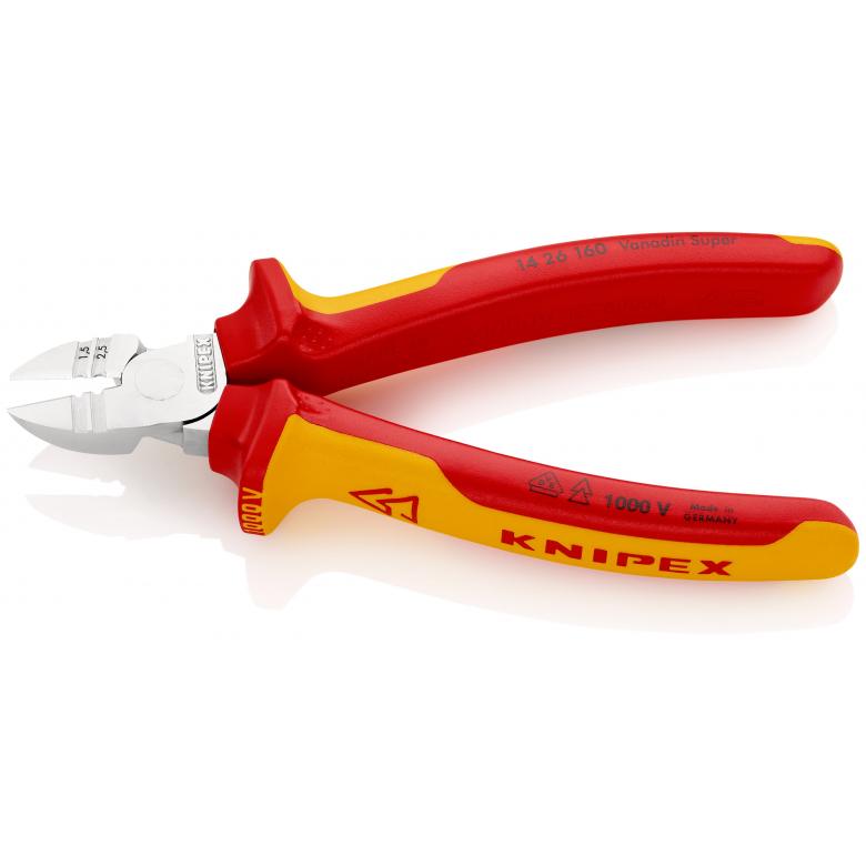 Knipex VDE Sidavbitare med skalfunktion 160 mm 1,5 + 2,5 mm