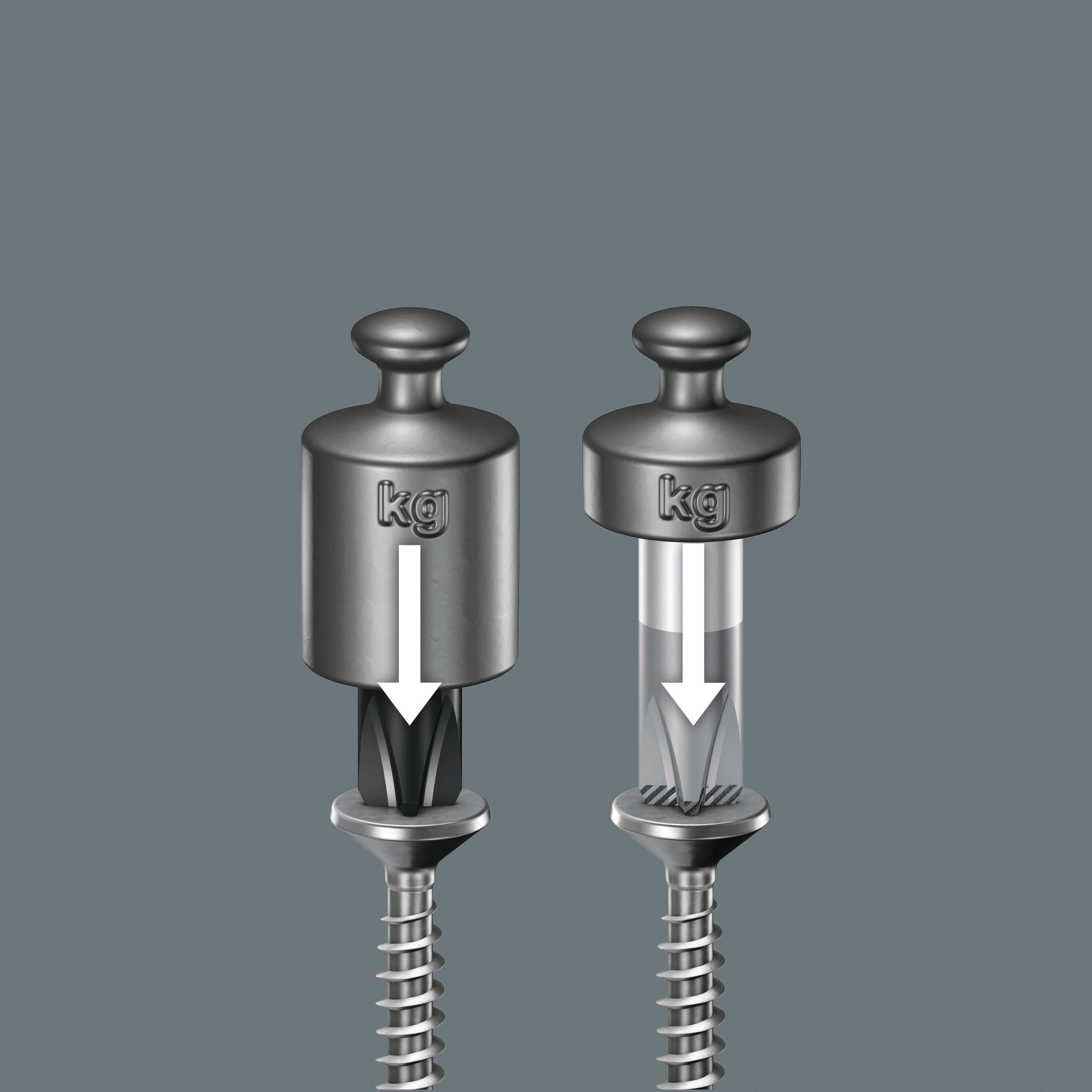 Wera 165 iS PZ, PZ/S VDE-isolerad krysspårsskruvmejsel med reducerad klingdiameter