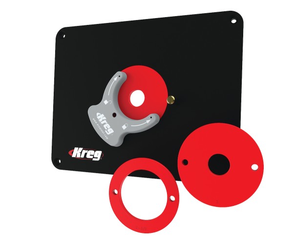 Kreg Precision Router Tabel Insert Plate - Predrilled PRS4034