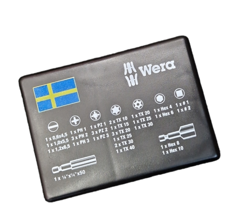 H&F Wera bitsbox classic Sverige, 33 delar SPECIALPRODUKT