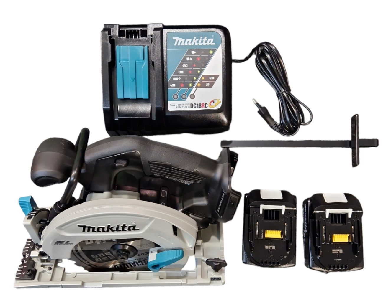 Makita Cirkelsåg 18V LXT DHS680RTJ laddare + 2x 5Ah + MAKPAC