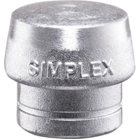 Halder SIMPLEX-slag Mjukmetall, silver