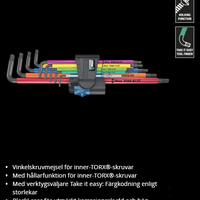 967/9 TORX XL Multicolour HF L-Key hållarfunktion