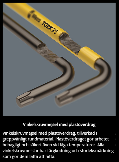 967/9 TORX XL Multicolour HF L-Key hållarfunktion