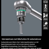 Wera MM Hylsor 8790 HMC HF 1/2 tum Hållarfunktion