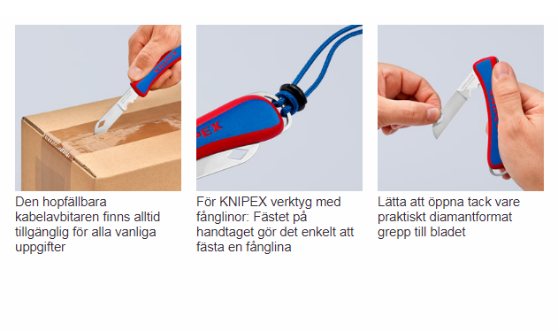 KNIPEX Fällkniv för elektriker