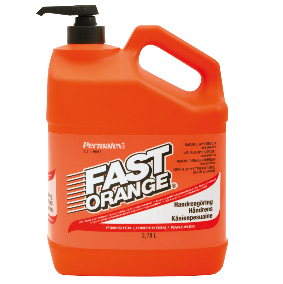 PERMATEX FAST ORANGE HANDRENGÖRING 3,78L