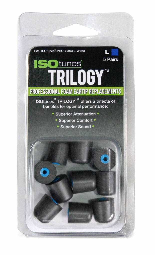 Replacement Tips for ISOtunes PRO, Xtra, and Wired (5 Pair Pack)