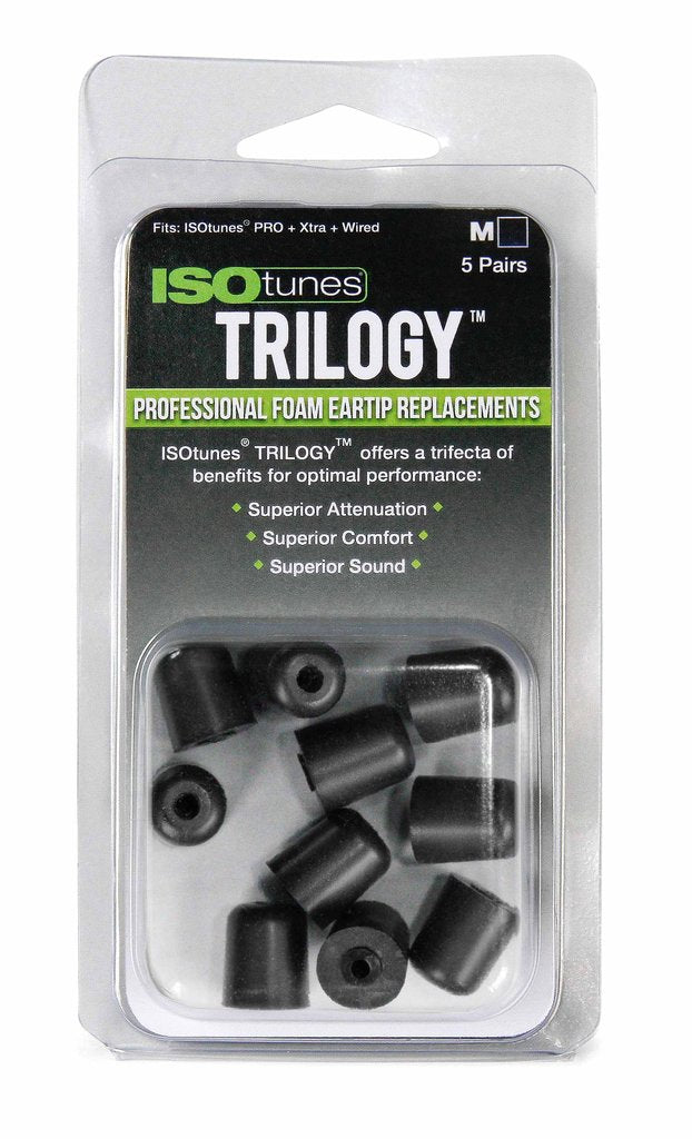 Replacement Tips for ISOtunes PRO, Xtra, and Wired (5 Pair Pack)