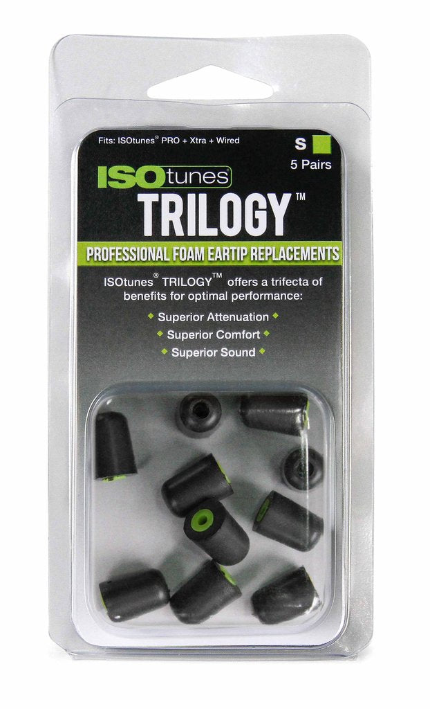 Replacement Tips for ISOtunes PRO, Xtra, and Wired (5 Pair Pack)