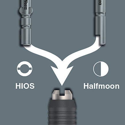 Wera Serie 7400 Kraftform ESD inställbar momentskruvmejsel (0,1–1,0 Nm) med snabbfäste