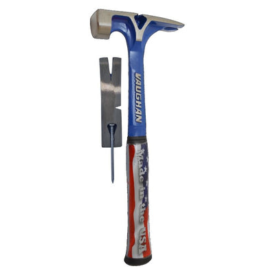 Snickarhammare Vaughan V3, V4, V5 solitt stålskaft, 16/19/19 oz