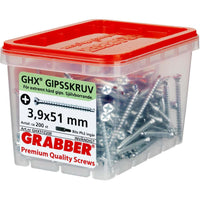 Grabber GHX - Gipsskruv för extremt hård gips - Inomhus