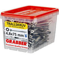 Grabber TUXA4 Trallskruv Syrafast Utvändig