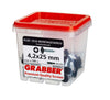 Grabber G32SVARTC  4,2x25 100-pack svart huvud Plåt- och Montageskruv Inomhus