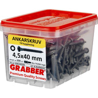 Grabber ANKX - Ankarskruv till byggbeslag Utom- och inomhuskruv