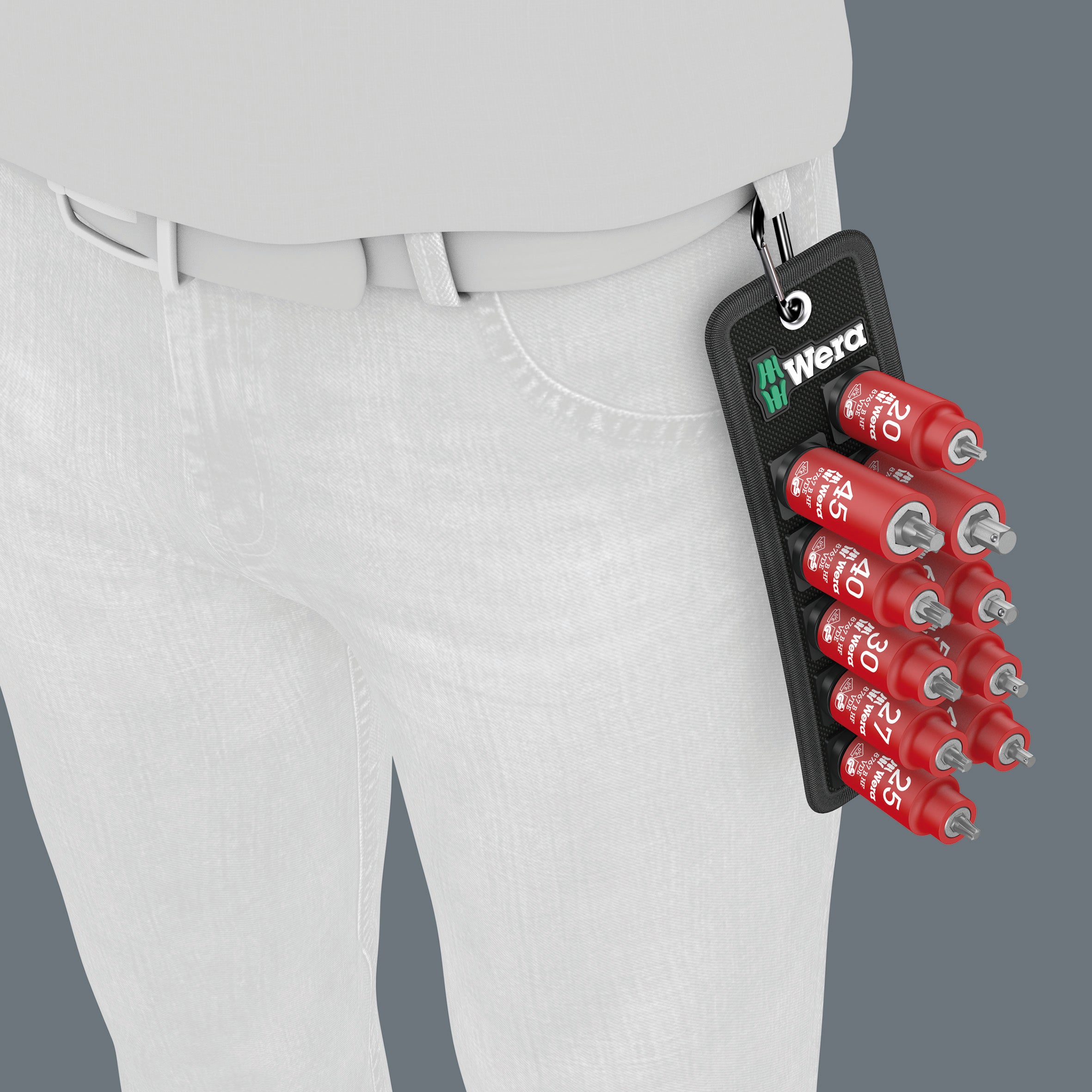 Wera Belt B VDE 1 Zyklop bitshylssats TORX/insex, isolerad, med hållarfunktion, 3/8"-fattning