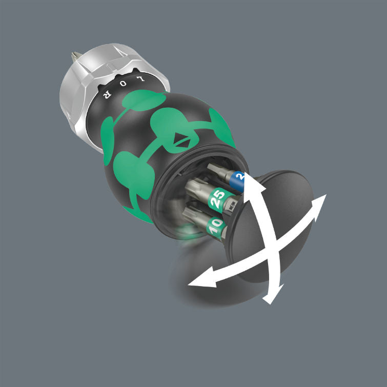 Wera cykelset 5 Stubby Magasin med spärrfunktion, 7 bits
