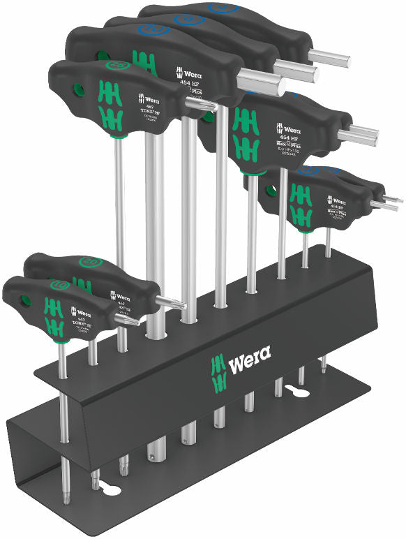 Wera cykelset 6 T-handtag Torx och Insex med hållarfunktion och