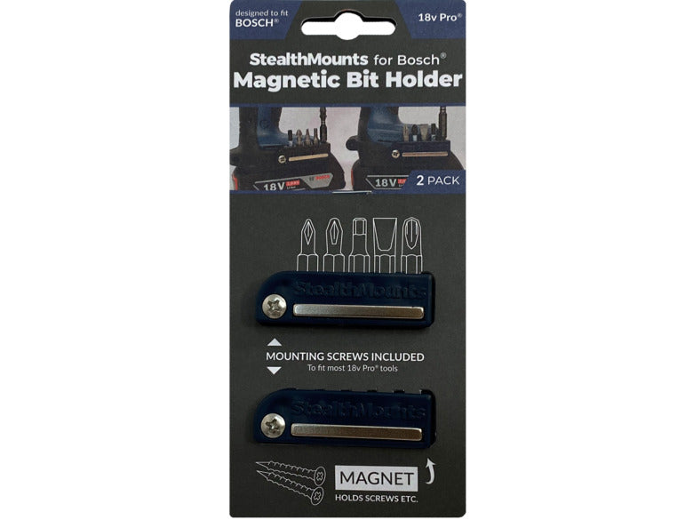 StealthMounts Magnetic Bit Holder 2-p Makita Dewalt Milwaukee Bosch Festool Ryobi
