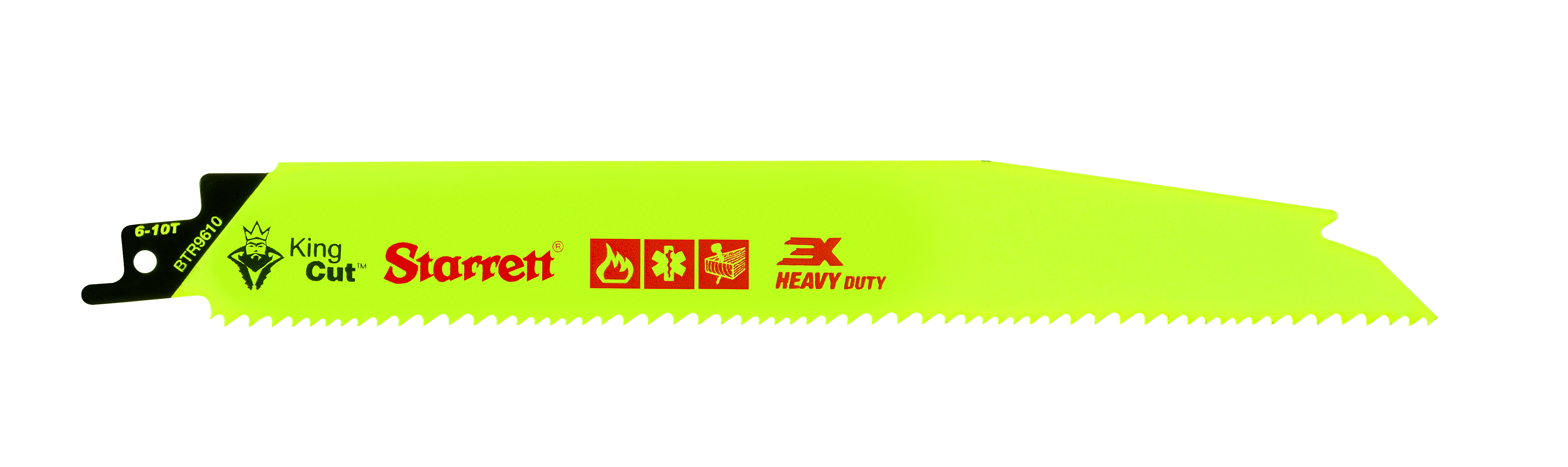 Starrett King Cut extra kraftiga tigersågsblad rivning 6-10 TPI