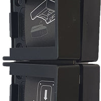 StealthMounts Battery Mounts for DeWalt 10.8v / 12v Battery Mounts 6 Pack BLACK