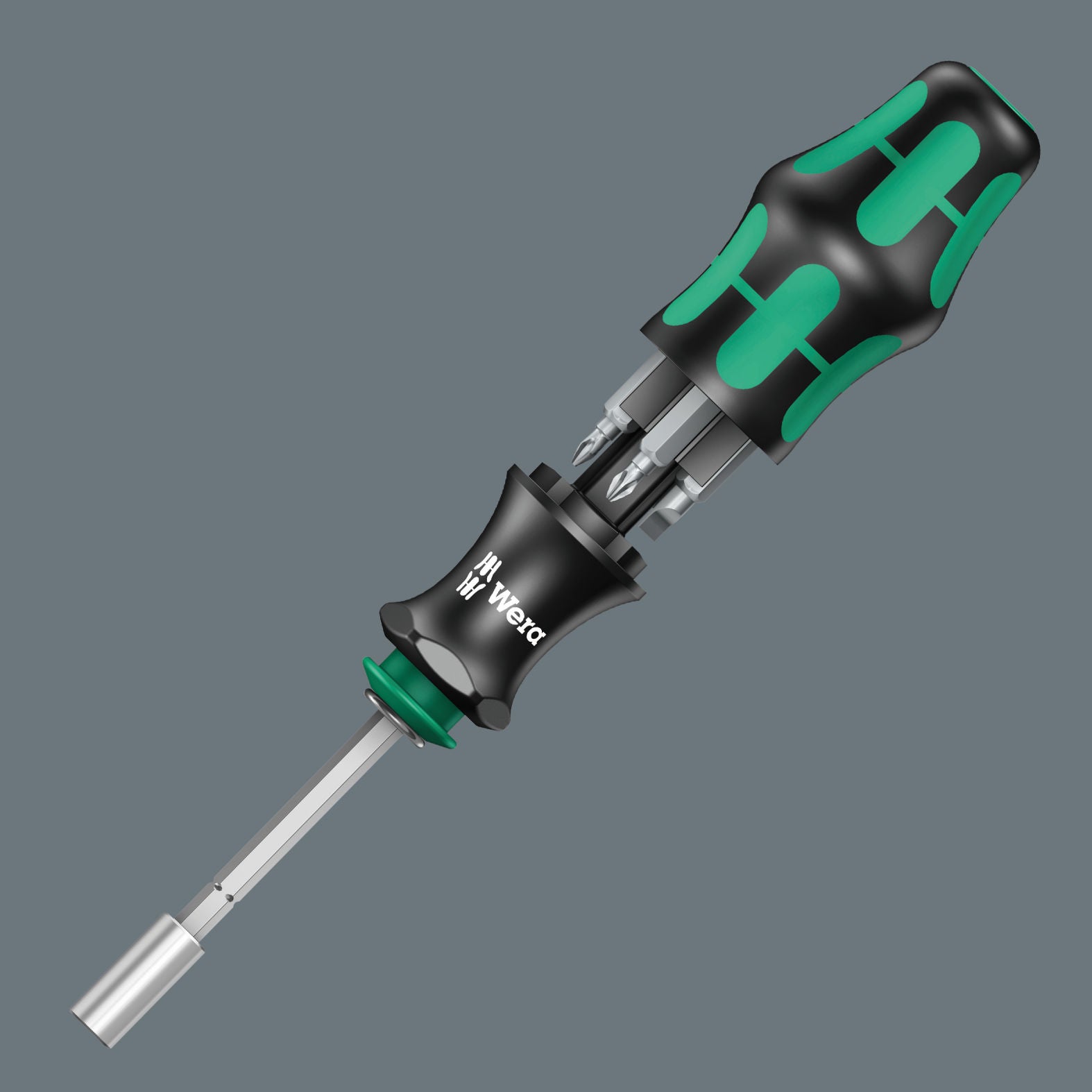 Wera Bitsmejsel Kraftform Kompakt 28 med magnetisk bitshållare