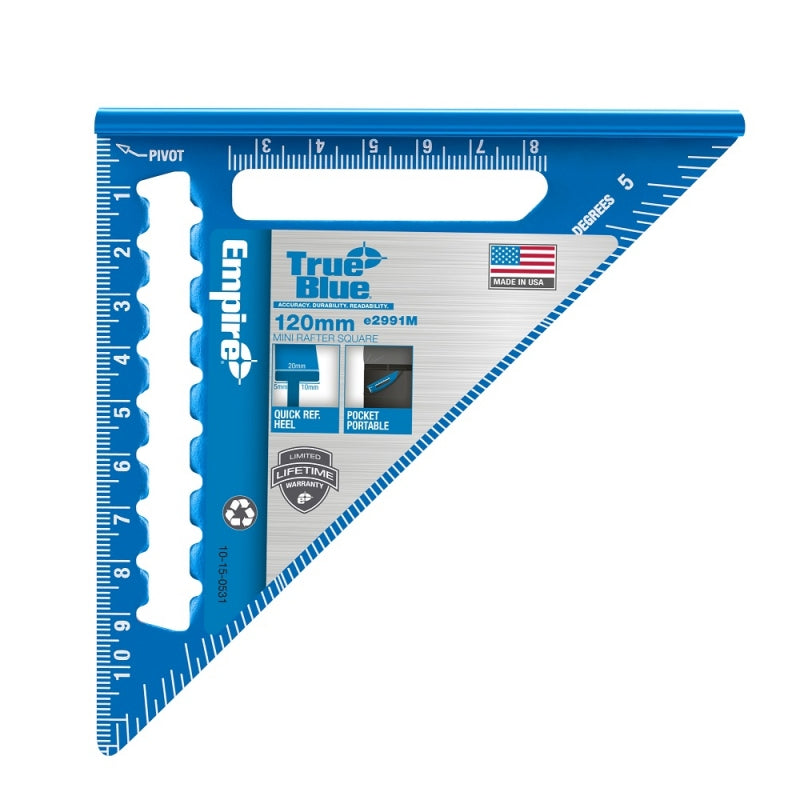 Empire 2991M TrueBlue 120 mm Hi-Vis vinkelhake mini speed square