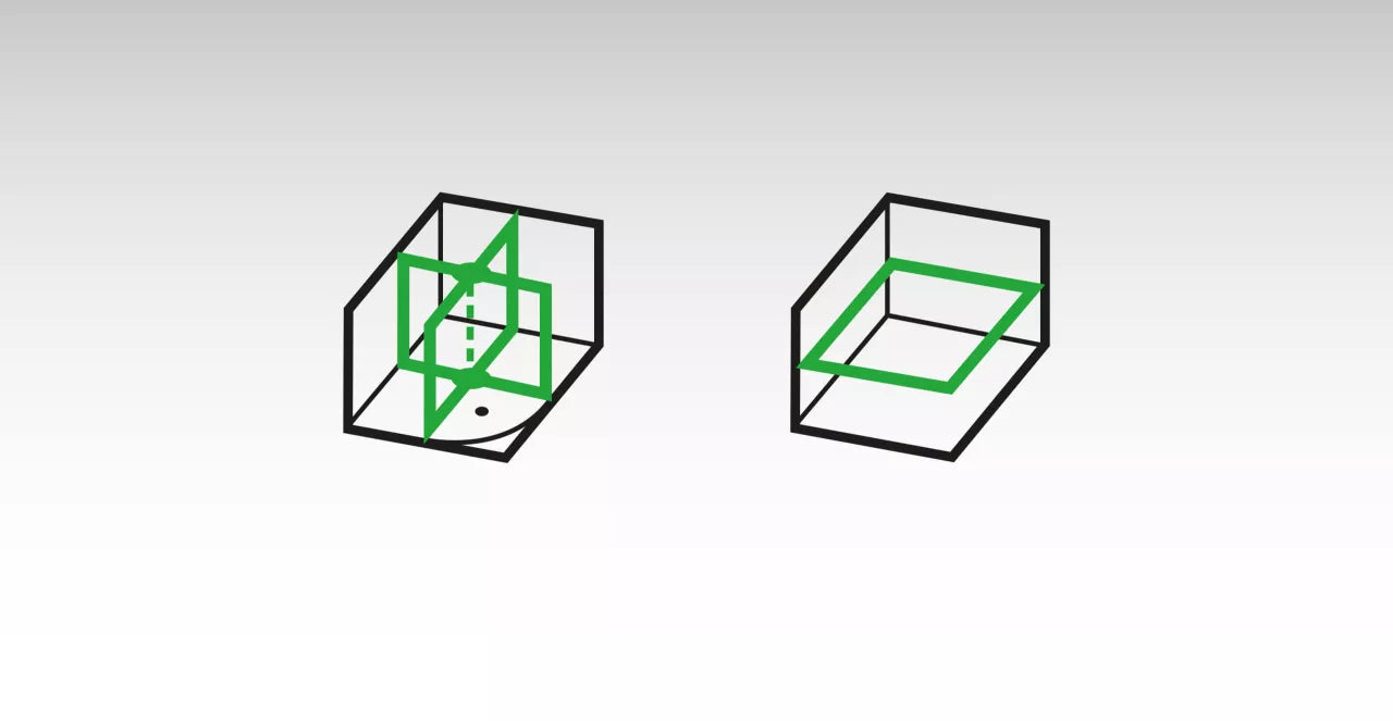 Multilinjelaser Stabila LAX 600 Green 3x360 linjer