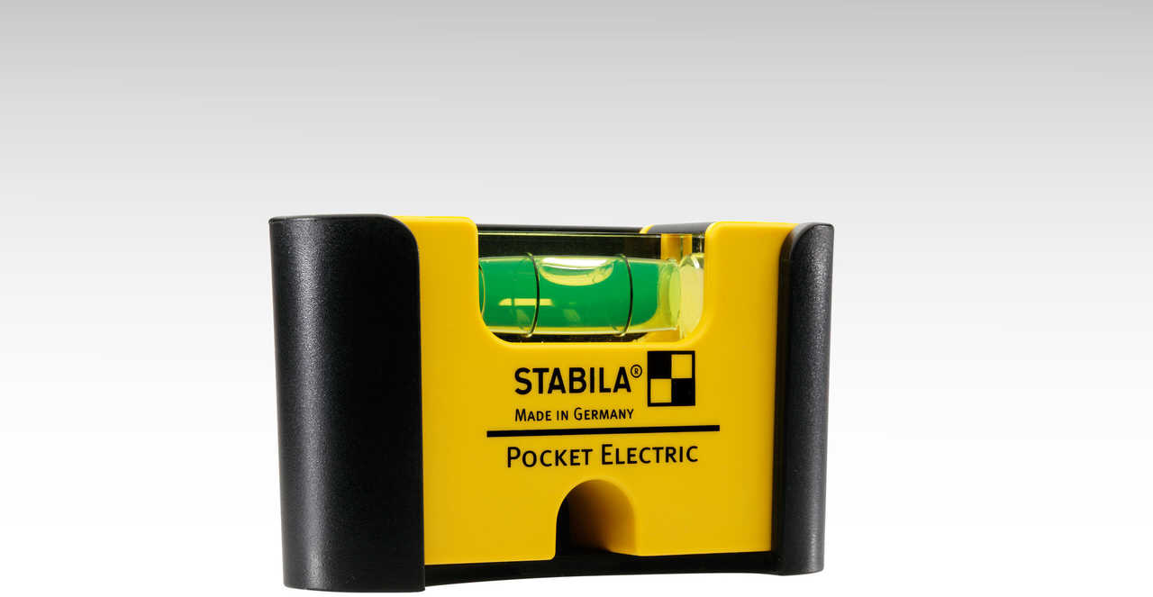 Stabila Fickvattenpass Electric för Elektriker