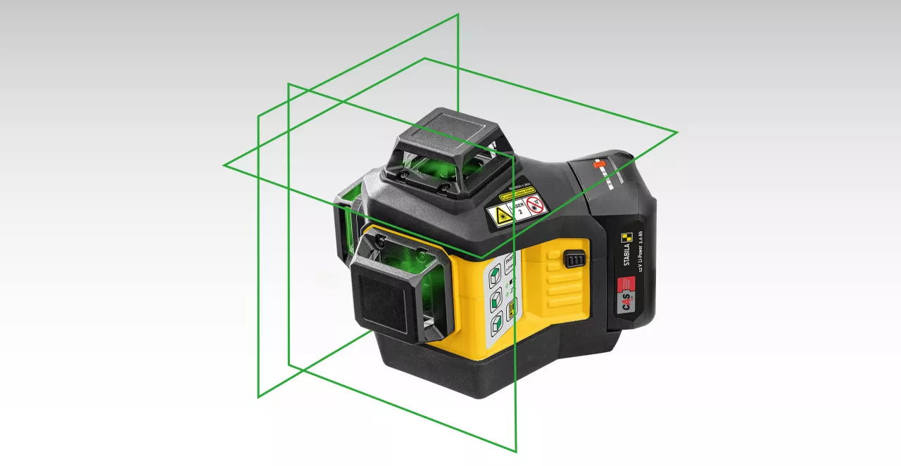 Multilinjelaser Stabila LAX 600 Green 3x360 linjer