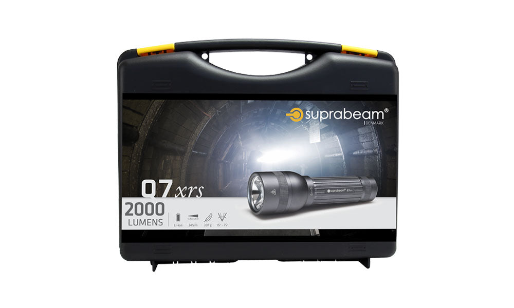 Ficklampa Suprabeam Q7xrs 2000Lm laddbar, dimbar 1000Lm-6Lm