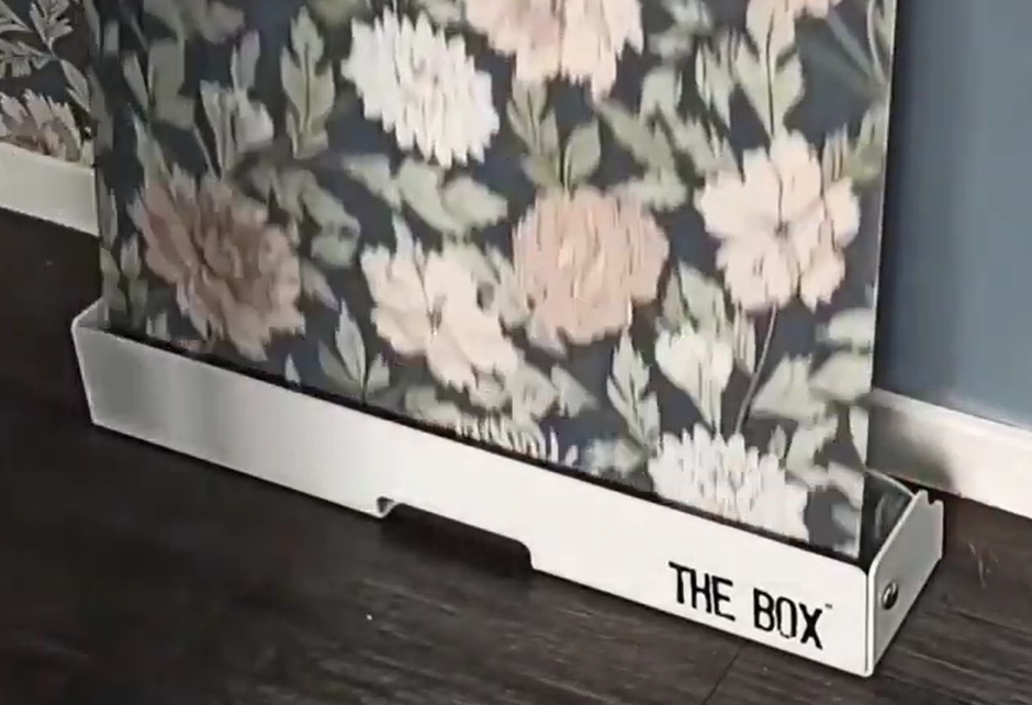 The Box låda för tapetrulle