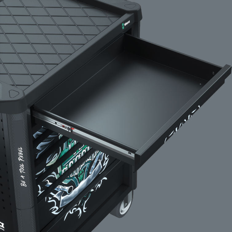 Wera 9700 Tool Rebel-verktstadsvagn 1, 78 delar