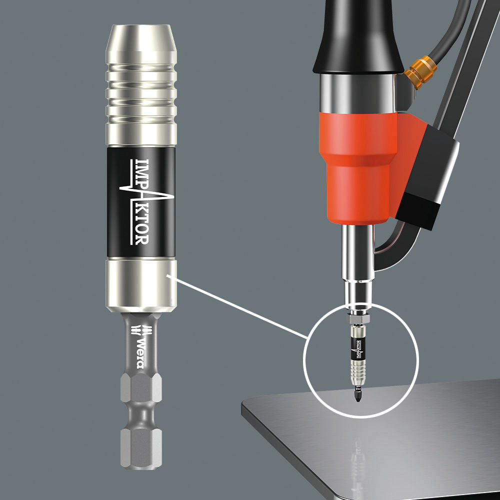 Wera 897/4 IMP Impaktor-hållare med snäppring och magnet