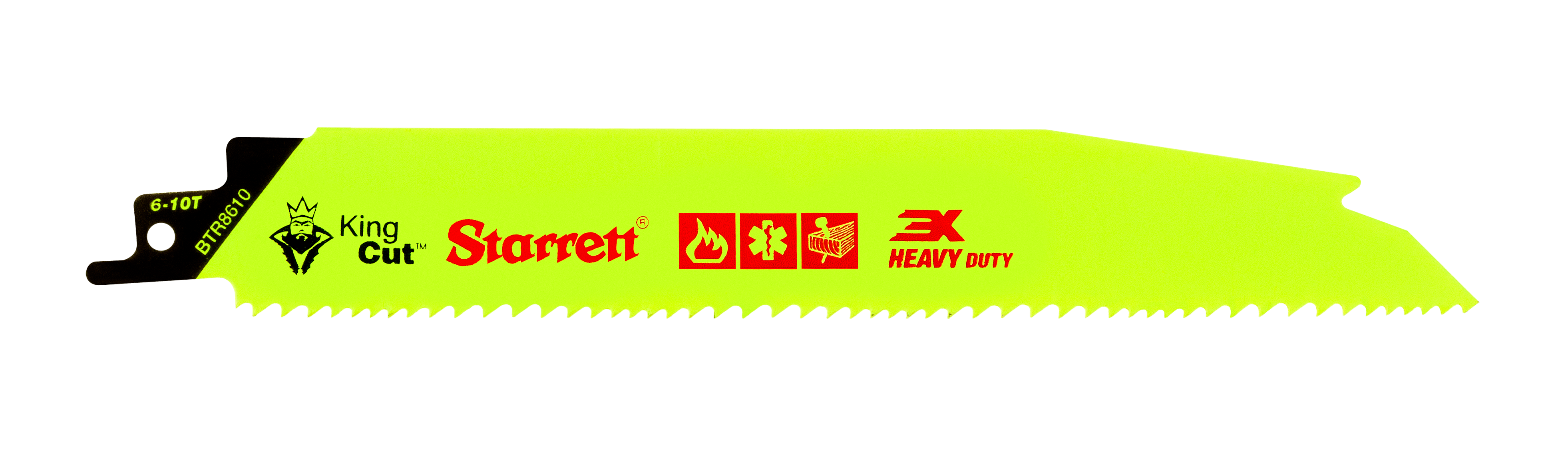 Starrett King Cut extra kraftiga tigersågsblad rivning 6-10 TPI